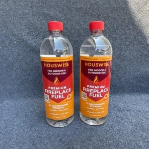 2 Bio Ethanol Fireplace Fuel 2 x 1 Liter Bioethanol Fuel Tabletop Fire Pit B040